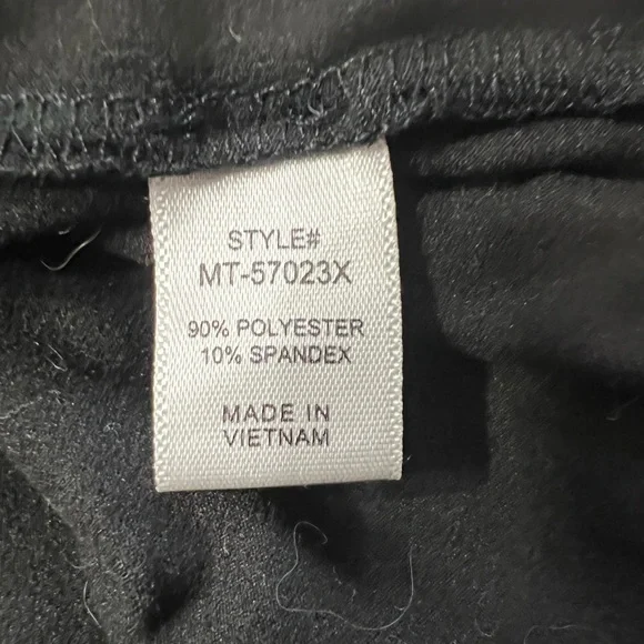 Zenana Plus Size Premium Rolled Short Sleeve Side Slit Top, Size 2X - Picture 6 of 6